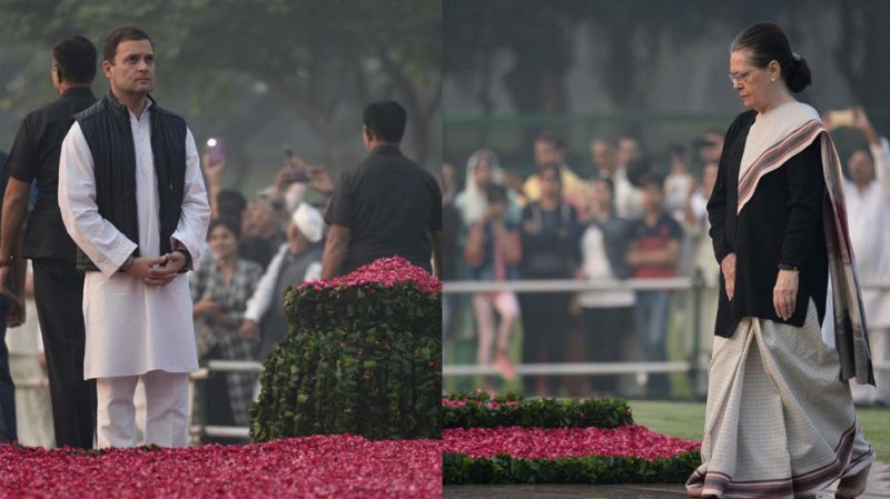 PM Modi, Rahul Gandhi,  Sonia Gandhi along with Congress leaders remember only woman PM of India Indira Gandhi