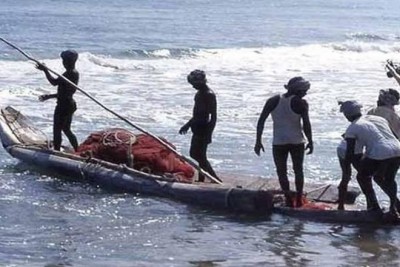Chandrababu Naidu urges fishermen to restore full fishing rights.