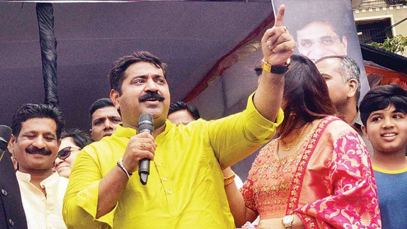 Cong leader announces Rs 5L reward for chopping off BJP leader Ram Kadam's tongue