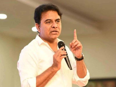 KTR lashes out at Congress; gave this statement!