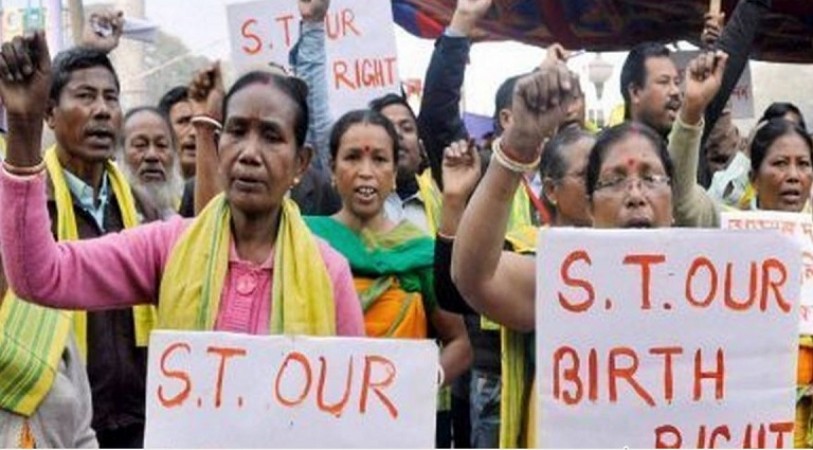 Protests Erupt in Assam After 6 Communities not being granted ST status