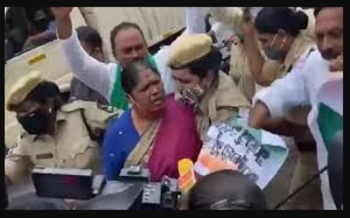 Political chaos in Telangana, MLA Sitakka and Avesh Reddy  arrested