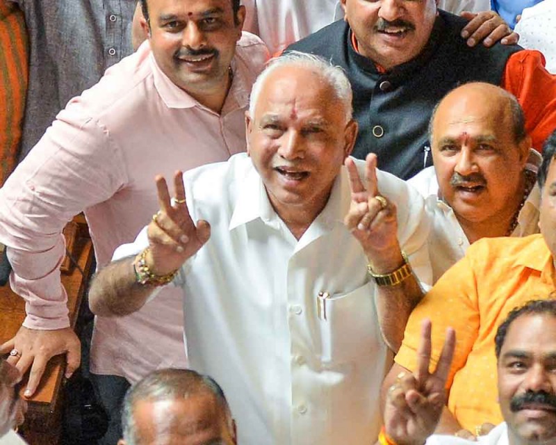 Karnataka CM Yediyurappa gave this statement in regard to his son