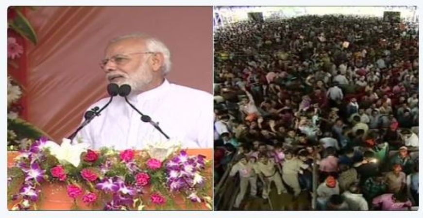 PM Modi lays foundation stone of Talcher Fertiliser Plant in Talcher amid  huge crowd