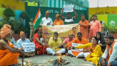 Title: Protests Erupt in Kanpur Over India-Bangladesh Test Match