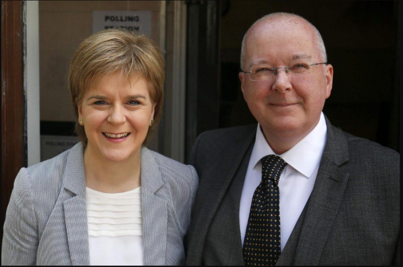 Husband of former Scottish Prime Minister Nicola Sturgeon, Peter Murrell, was 