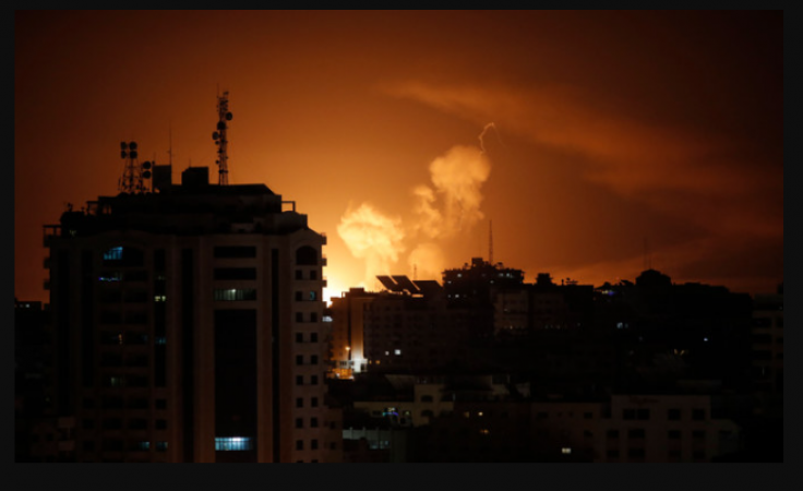 Following a rocket attack Israeli jets target Hamas in Lebanon and Gaza