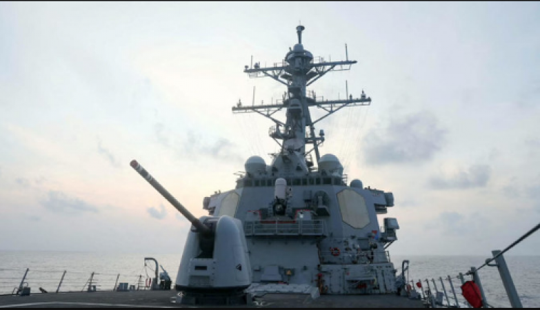 Destroyer conducts navigational rights mission in South China Sea, according to US Navy