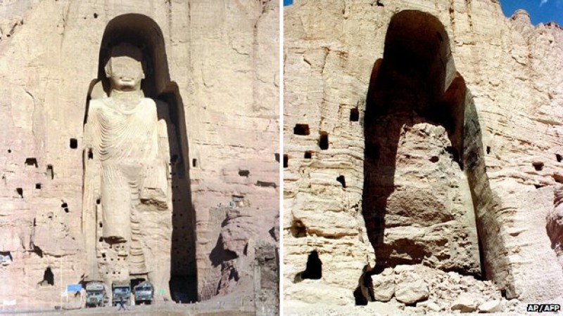 Afghanistan honours destruction of 2 Buddha statues by Taliban