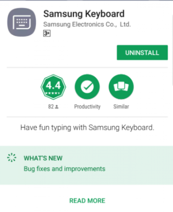 Samsung announced that following the One UI 5.1 update the keyboard app uses more battery