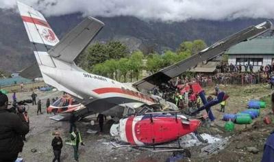 A Plane hits Two Helicopters In Nepal, 3 Killed