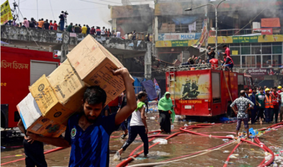 Bangladesh's fire service requests a sabotage investigation following a second market fire