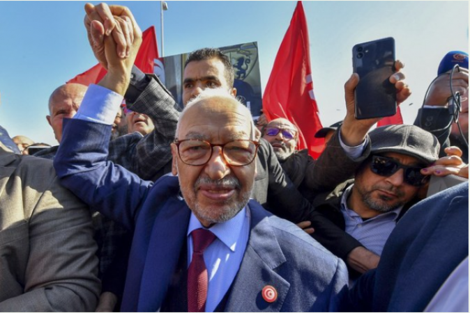 Judge Ghannouchi of the Ennahda party in Tunisia is sentenced to prison