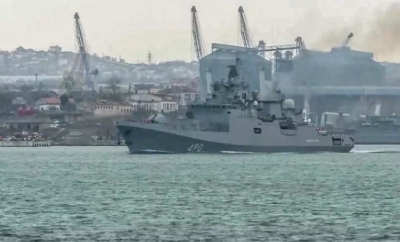 Russia thwarts a drone attack on a port in Crimea