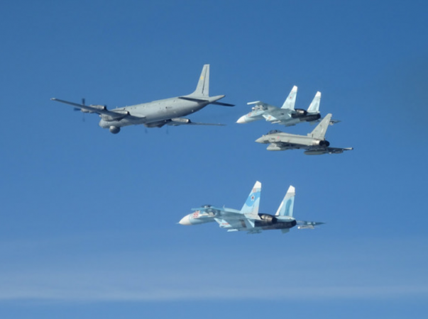 German air force intercepts three Russian aircraft over the Baltic Sea