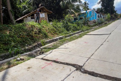 Earthquake tremors in Philippines
