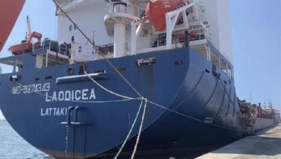 तुर्की के अधिकारियों ने यूक्रेनी अनाज जहाज को लेबनान में जारी रखने की अनुमति दी