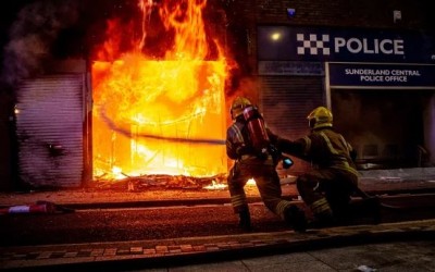 Britain Engulfed in Riots Following the Murder of Three Girls