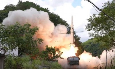 China Furiously  fires missiles over Taiwan in drills after Pelosi visit