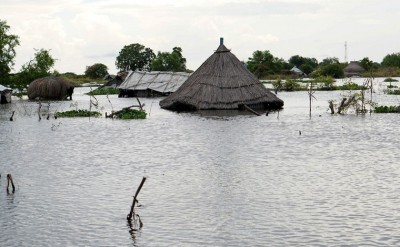 Floods: Heavy floods displaced 30,000 civilians in South Sudan