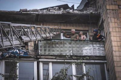 Russian Strikes Claim 7 Lives in East Ukraine Residential Block Tragedy