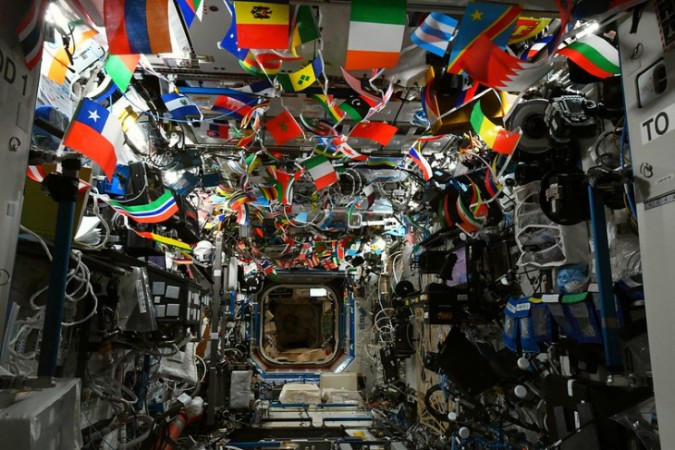Interesting! Astronauts take Tokyo Olympics to space