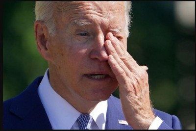 Biden struggles with coughing throughout bill-signing remarks on White House lawn