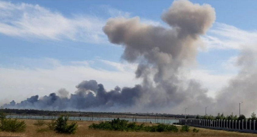 Ukraine claims the explosions in Crimea destroyed 9 Russian warplanes