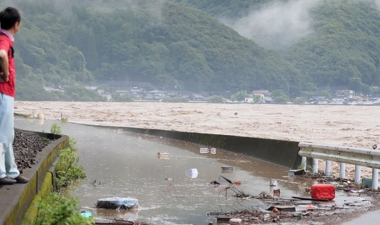 जापान में भारी बारिश से हुई व्यक्ति की मौत