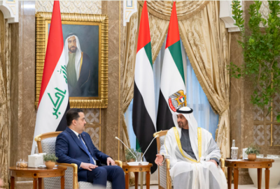 UAE President and Iraqi PM Hold Talks to Strengthen Bilateral Ties