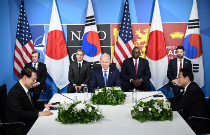 Tri-Nation Defense Pact Strengthened: US, Japan, and South Korea Forge Deeper Ties in Camp David Summit