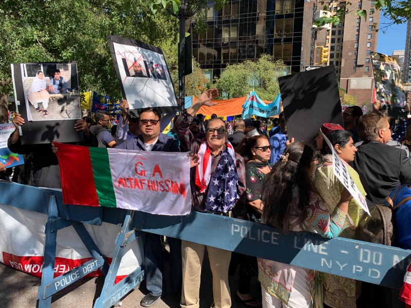 Baloch, Sindhis and Afghans protest against Pakistan