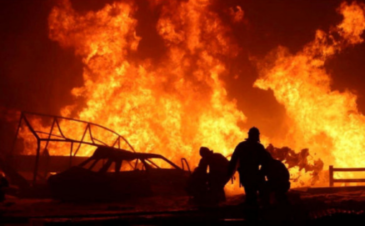 Inferno Horror: Russian Petrol Station Blaze Claims 30 Lives and Leaves Scores Injured