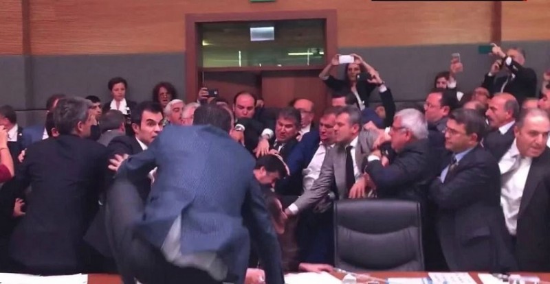 Chaos Erupts in Turkiye's Parliament Over Jailed Opposition Figure