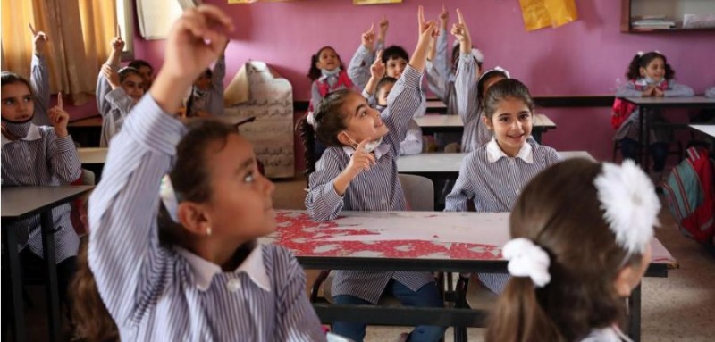 Palestinian: One Million kids return to school after months of closure