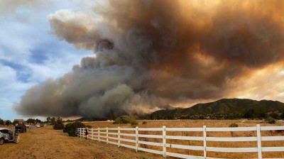 Salinas River Fire erupted in North California spreads 2000 acres
