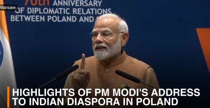 Indian Diaspora in Poland Celebrates PM Modi’s Speech, Highlights Strong India-Poland Ties