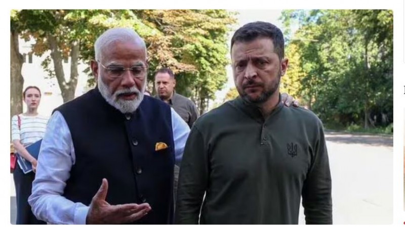 PM Modi Holds Crucial Talks with Zelenskyy During Historic Kyiv Visit