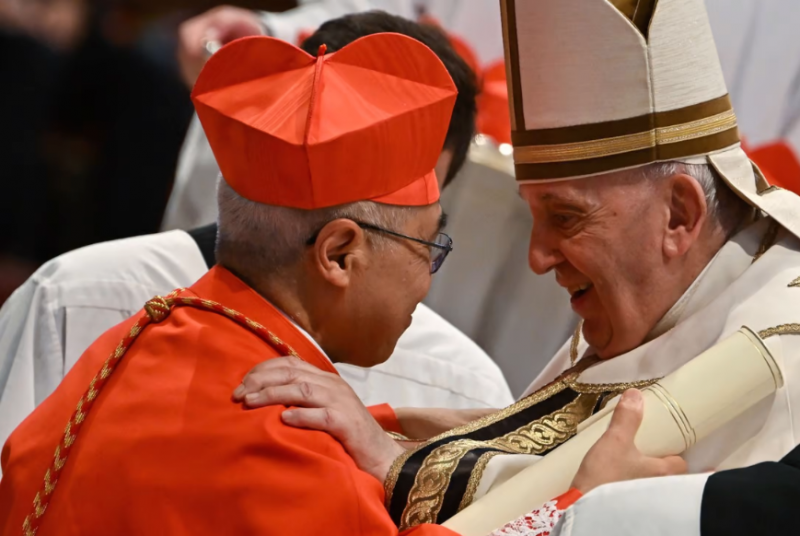 Pope Francis ordains the election of 20 new cardinals including William Goh of Singapore