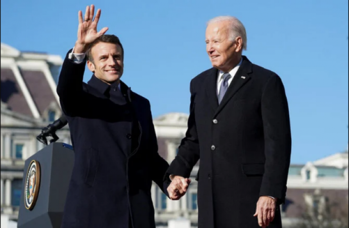 Biden and Macron discuss China, the environment, and Ukraine