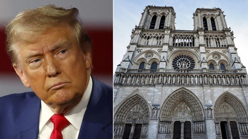 Trump to Attend Notre Dame Cathedral Reopening in Paris, Likely To Meet Macron