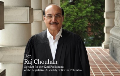 British Columbia Legislative Assembly's new speaker is Indian origin Raj Chouhan