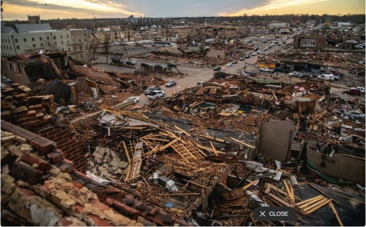 Biden approves disaster proclamation in tornado-stricken Kentucky
