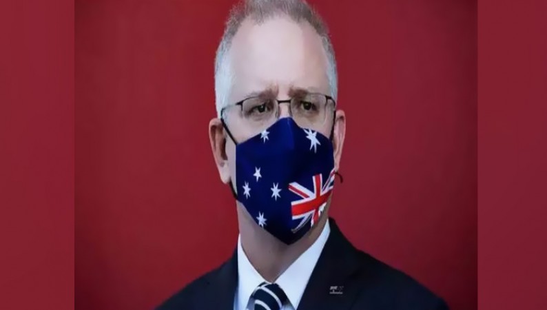 Australian Prime Minister Scott Morrison tests for Covid-19