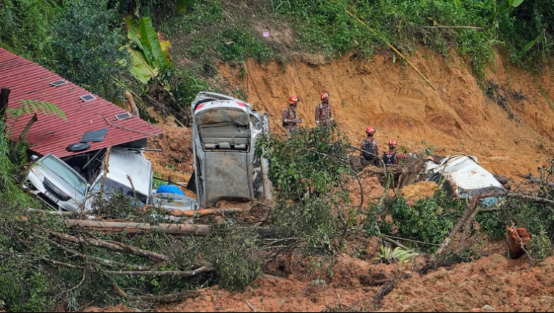 12 people are still missing after a landslide in Malaysia