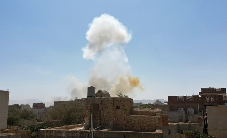 यमन के ताइज़ो में सऊदी के नेतृत्व वाले हवाई हमले में सात हौथी मारे गए