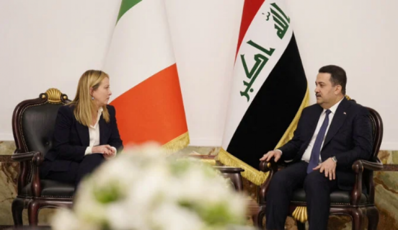 Iraq informs the visiting Italian PM of its desire for closer economic ties