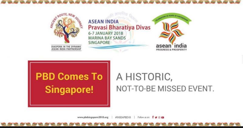 ASEAN Pravasi Bharatiya Divas: Sushma Swaraj will accompany Teo Chie Han in Singapore