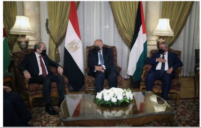 Egypt, Palestine, Jordan ministers meet in Cairo to talk Middle East peace