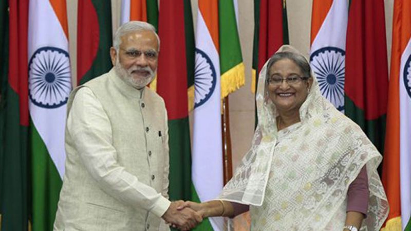 PM Modi  congratulates  Sheikh Hasina for winning elections, assures  nation's developmental walks